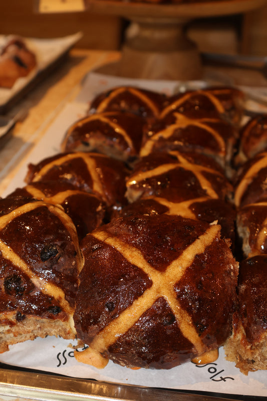 Floss Hot Cross Buns